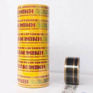 Printed adhesive tape