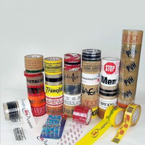Printed adhesive tape