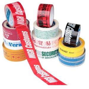 Printed adhesive tape