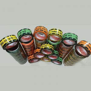 Printed adhesive tape