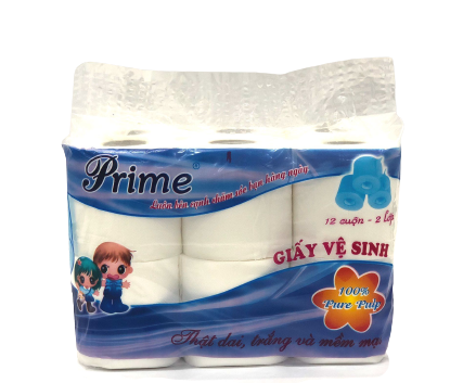 Toilet paper - 12 rolls, 2 layers