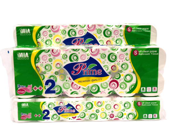 Toilet paper - 12 rolls, 3 layers