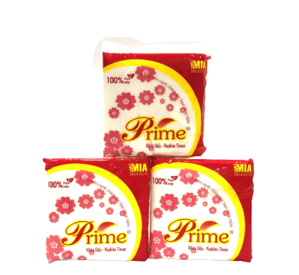 Square tissue paper - peach blossom flower