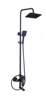 Black brass shower head HM-6236