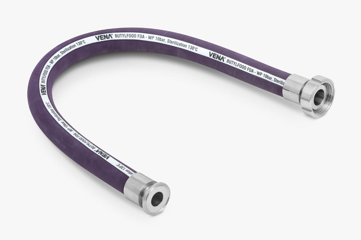 Food-grade rubber tubing