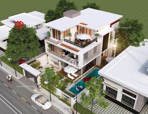 Garden villas architectural design