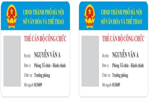 Printing staff ID card