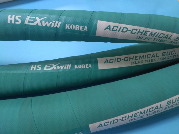 Flexible tubing for chemical