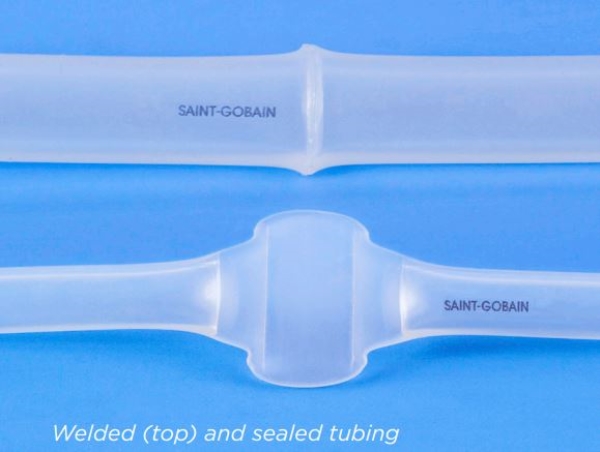 Silicone tubing for biotechnology