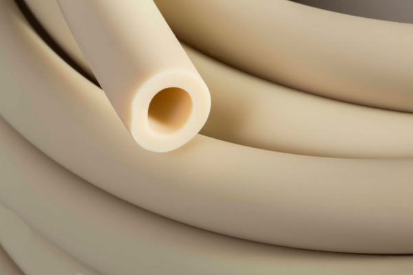 Flexible tubing for food