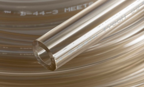 Flexible tubing for food