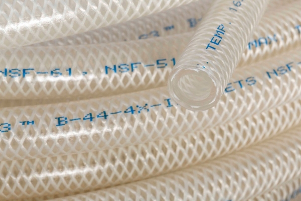 Flexible tubing for food