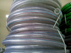 Galvanized flexible plastic hose