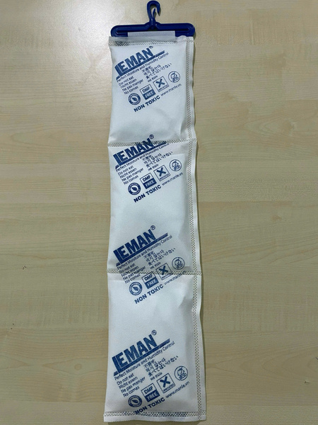 1kg CaCl2 desiccant strips (3-pouch chain)