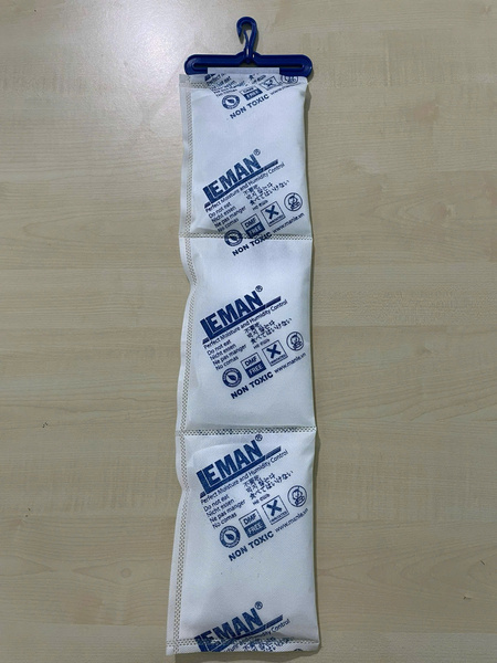 1kg CaCl2 desiccant strips (3-pouch chain)