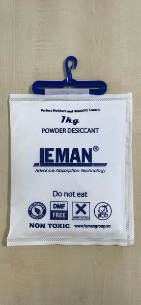 Leman 1kg desiccant bag (single pouch)
