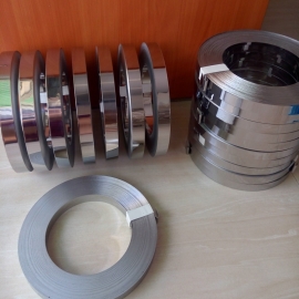 Stainless steel strapping belt
