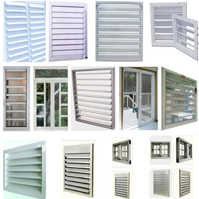 Aluminum glass door