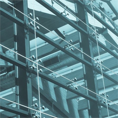 Aluminum glass facade