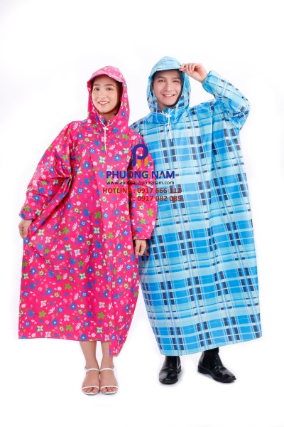 Floral patterned BIT raincoat