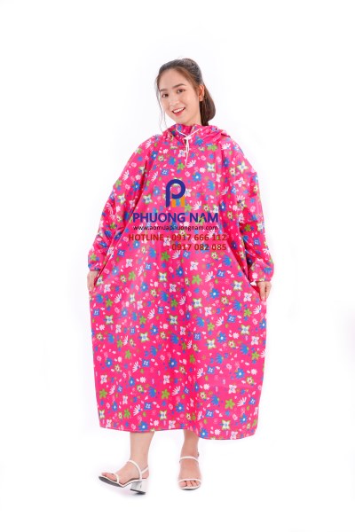 Floral patterned BIT raincoat