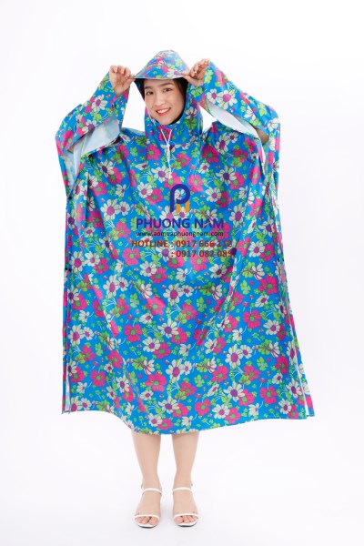 Floral patterned BIT raincoat
