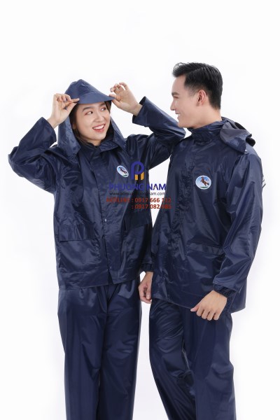 Plain raincoat set