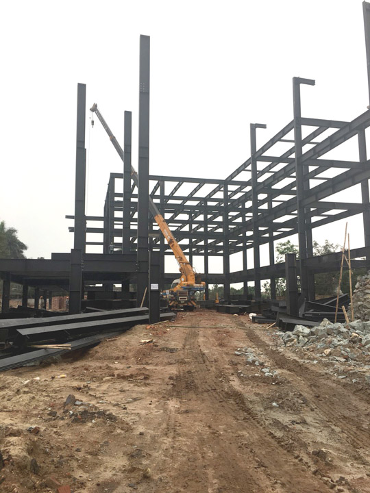 Steel structure building