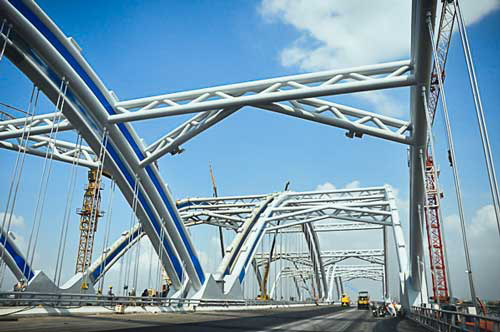 Traffic sector steel structure
