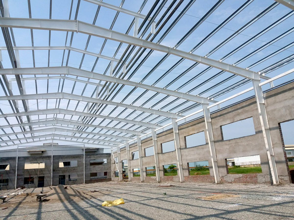Steel structure fabrication of chemical factory