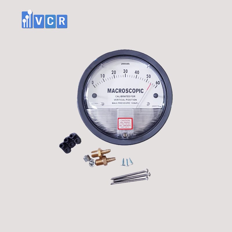 Clean Room Differential Pressure Gauge 0 – 60 PA