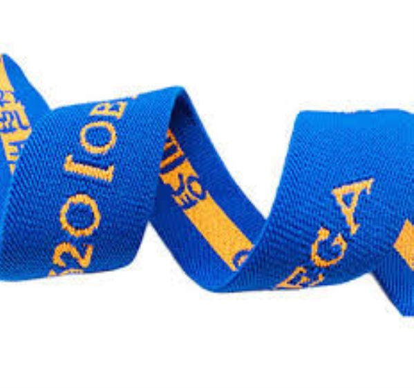 Letter woven strap