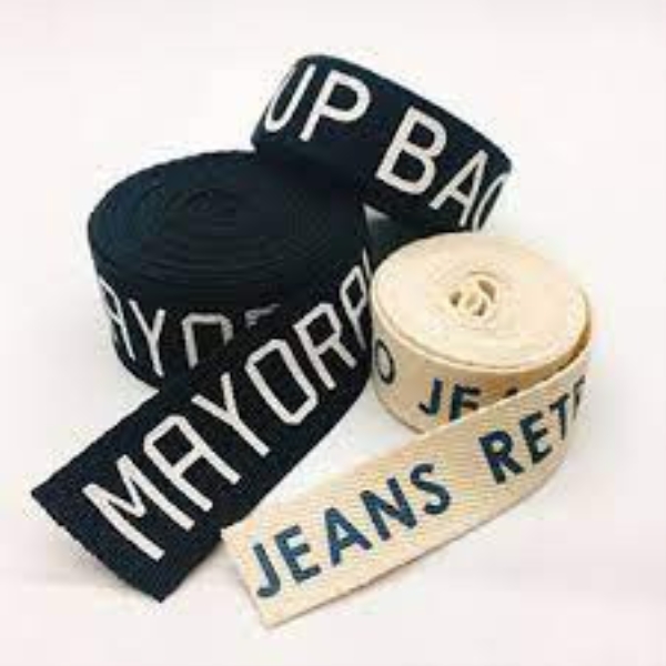 Letter printed strap