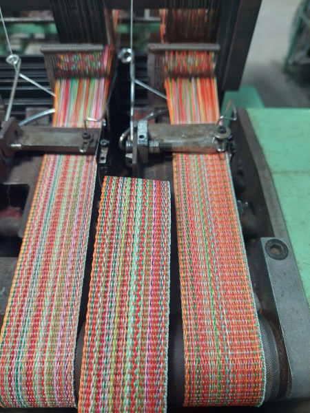 Brocade woven strap