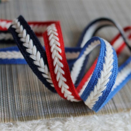 Patterned binding tape