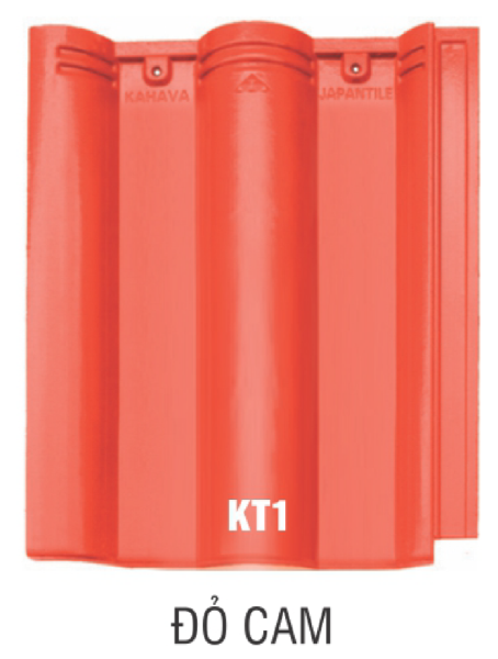 Red-orange Kahava-Japantile roof tile