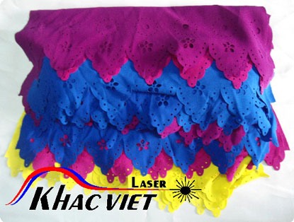 Fabric laser cutting