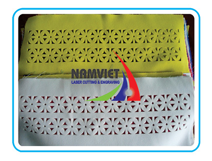 Fabric laser cutting