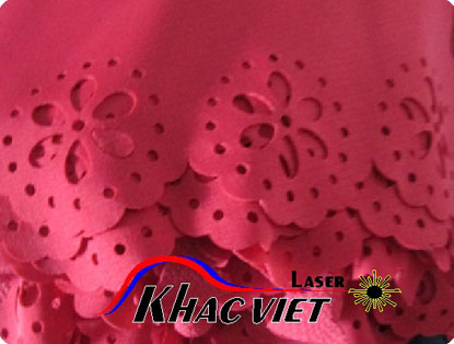 Fabric laser cutting