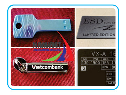 Metal laser engraving