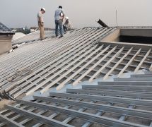 Galvanized steel material
