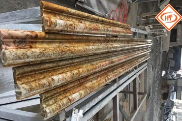 Natural stone moulding