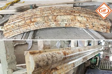 Natural stone moulding