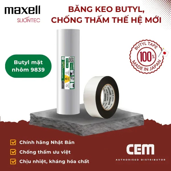 Butyl aluminium-faced self-adhesive waterproofing membranes
