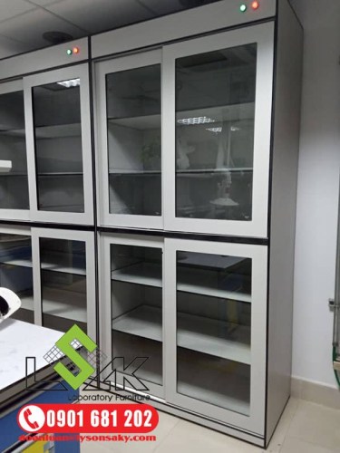 Tủ đựng hóa chất cửa lùa