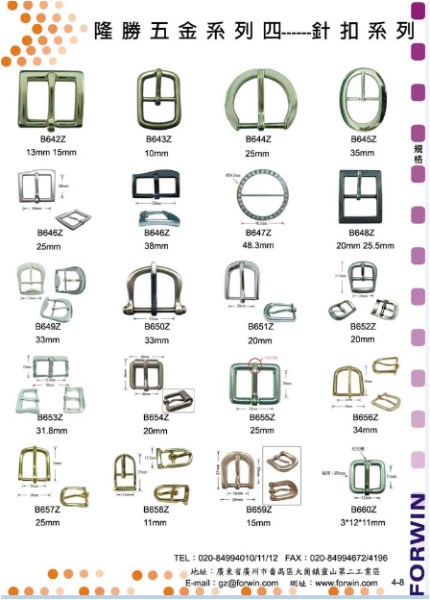 Backpack, handbag accessories processing