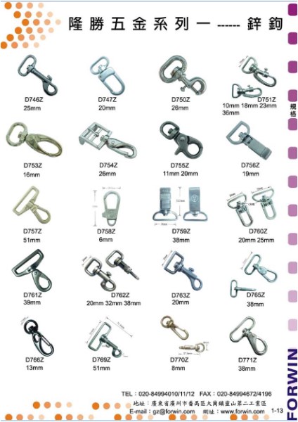Backpack, handbag accessories processing