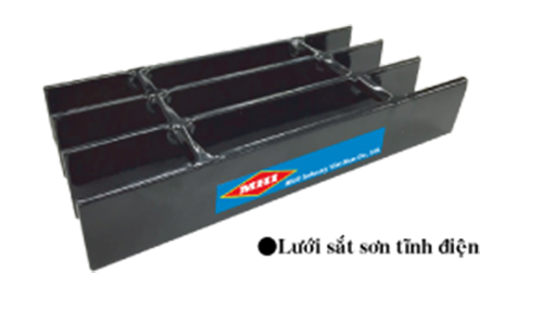 Electrostatic iron grating
