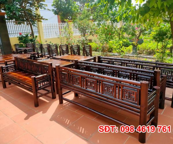 Bamboo furniture set