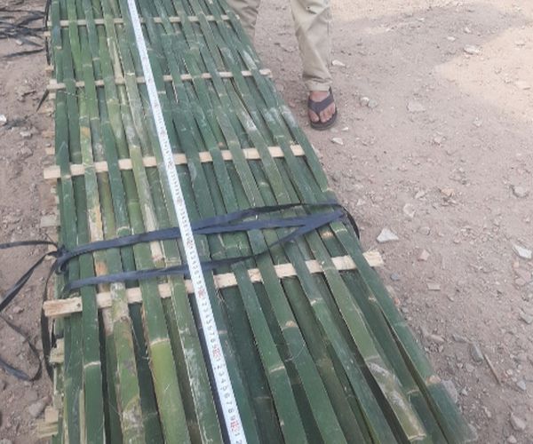 Woven bamboo panels